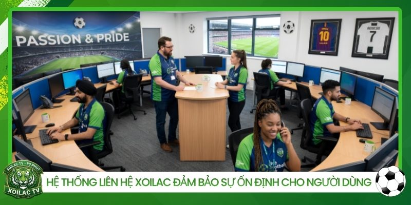 Cách thức liên hệ với Xoilac không gián đoạn