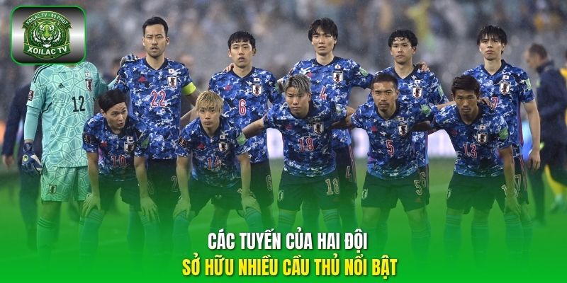 Các tuyến của hai đội sở hữu nhiều cầu thủ nổi bật