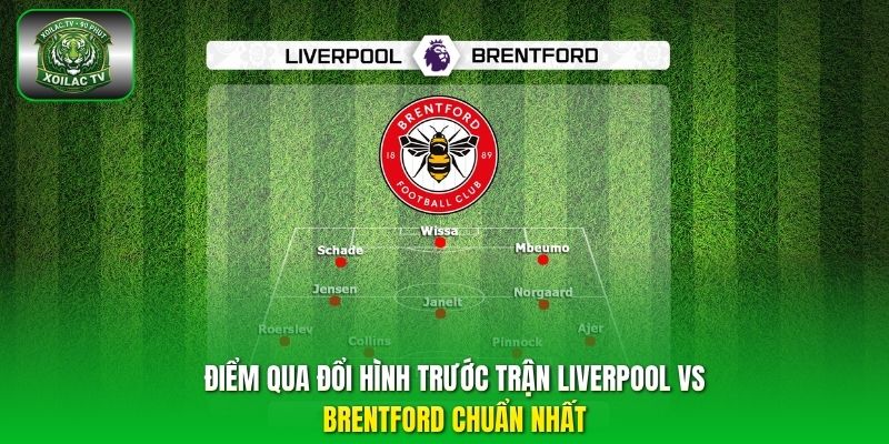 Điểm qua đổi hình trước trận Liverpool vs Brentford chuẩn nhất