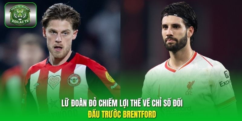 Lữ đoàn đỏ chiếm lợi thế về chỉ số đối đầu trước Brentford