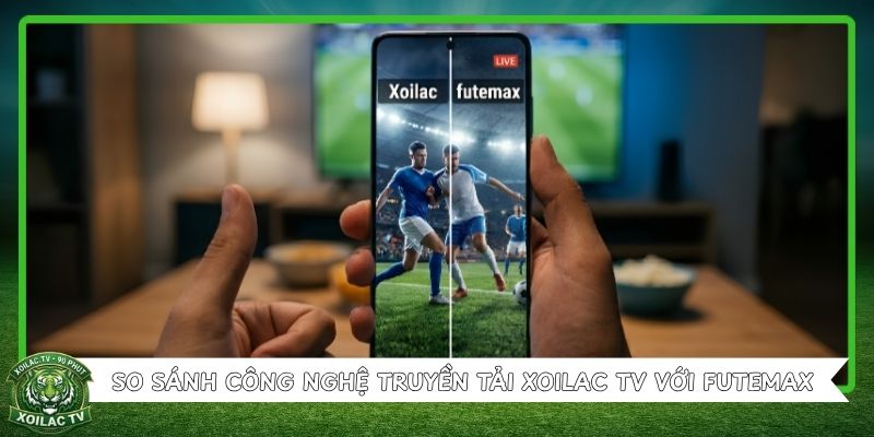 So sánh công nghệ truyền tải Xoilac TV với Futemax