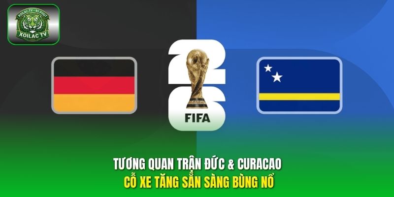 Tương quan trận Đức & Curacao