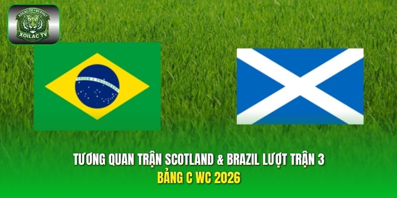 tương quan trận Scotland & Brazil