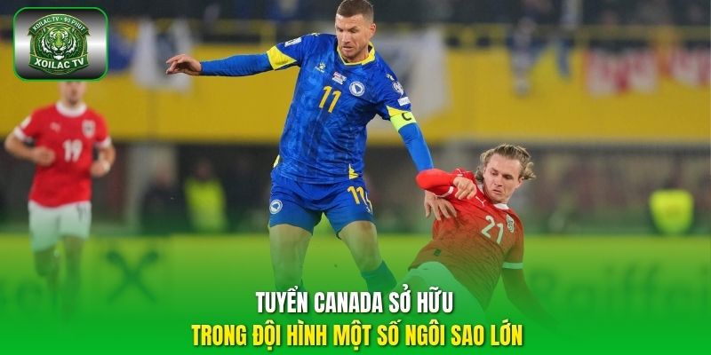 Tuyển Canada sở hữu trong đội hình một số ngôi sao lớn