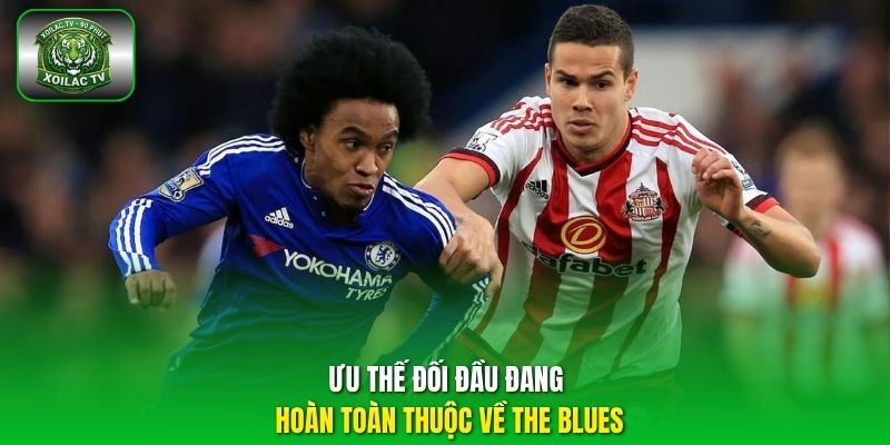 Ưu thế đối đầu đang hoàn toàn thuộc về The Blues