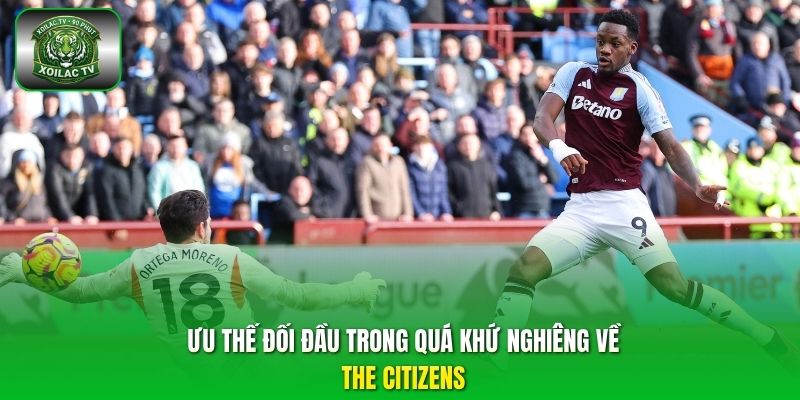 Ưu thế đối đầu trong quá khứ nghiêng về The Citizens 