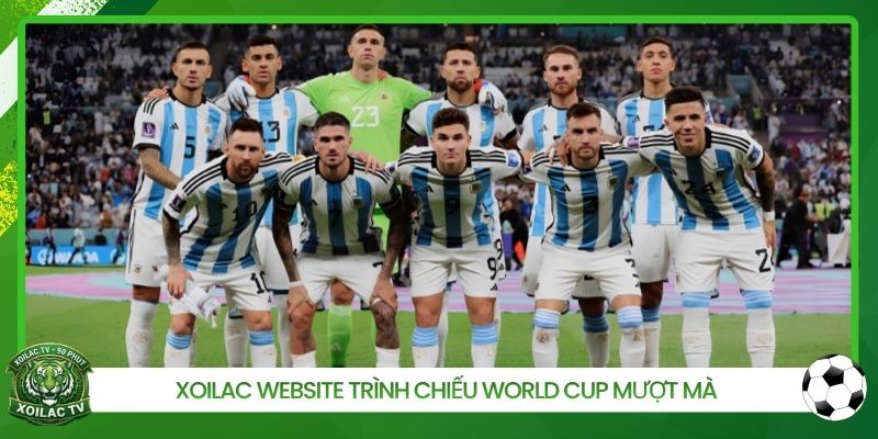 Xoilac website trình chiếu World Cup mượt mà